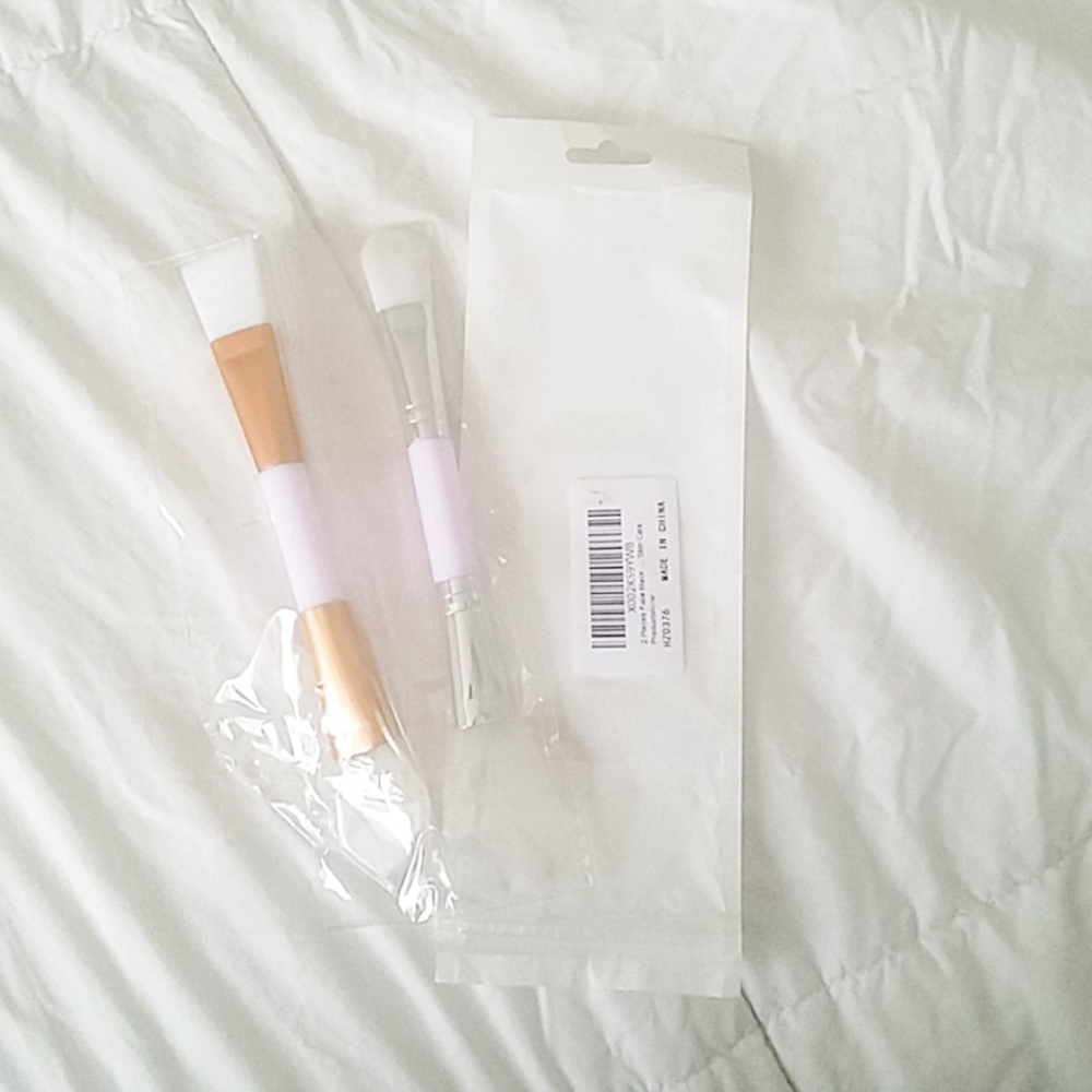 Double Ended Cosmetic Brushes | Set of Two| Sealed in Package